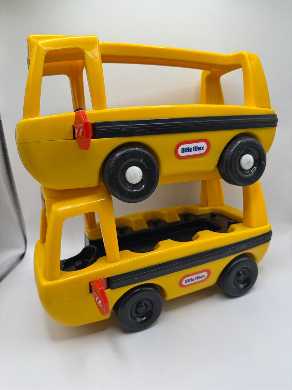 2 Vintage Little Tikes School Bus Toys